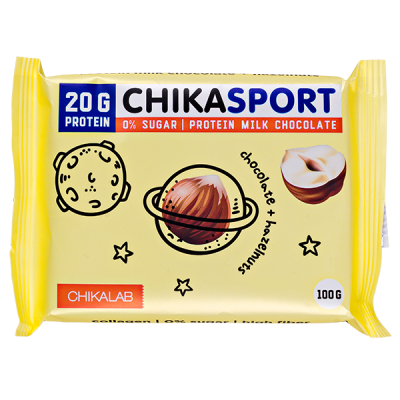 Шоколад CHIKASPORT Milk Hazelnuts 100 г 1/12