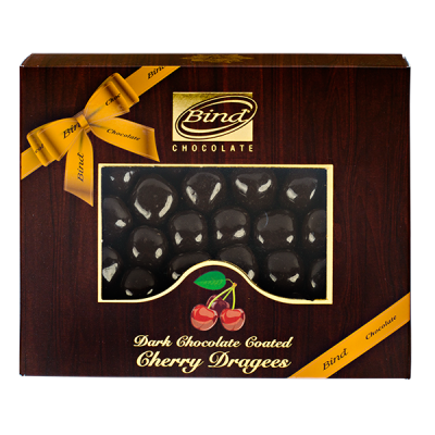 конфеты BIND CHOCOLATE DARK Cherry Dragees 100 г 1/12