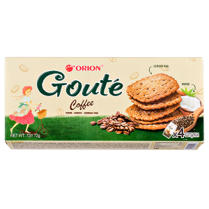 печенье GOUTE Coffee 72 г 1/16 печенье GOUTE Coffee 72 г 1/16