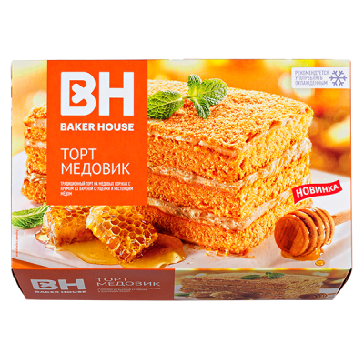 торт ВН Медовик 350 г 1/8 торт ВН Медовик 350 г 1/8