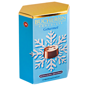 конфеты BUCHERON GOURMET Шоколадно-ореховые 130 г 1/10