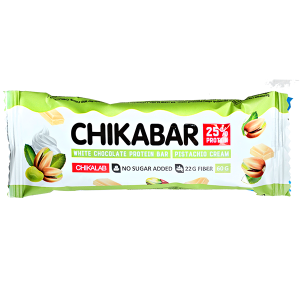 Батончик CHIKALAB глазированный CHIKABAR Pistachio Cream 60 г 1/20 Батончик CHIKALAB глазированный CHIKABAR Pistachio Cream 60 г 1/20