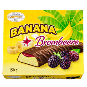 конфеты HAUSWIRTH Banana+Brombeere 150 г 1/12