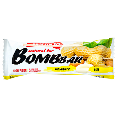 Батончик Bombbar протеиновый PEANUT 60 г 1/20