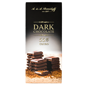 шоколад A&A Demidoff DARK 55% 80 г 1/12