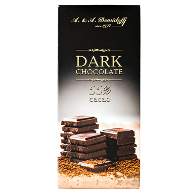 шоколад A&A Demidoff DARK 55% 80 г 1/12