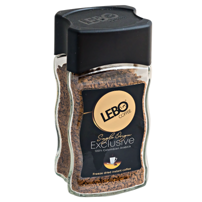 кофе растворимый LEBO Exclusive 100 г ст/б 1/12