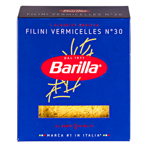 изделия макаронные BARILLA FILINI VERMICELLES №30 450 г 1/14