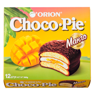 печенье ORION Choco-Pie Манго 360 г 1/8 печенье ORION Choco-Pie Манго 360 г 1/8