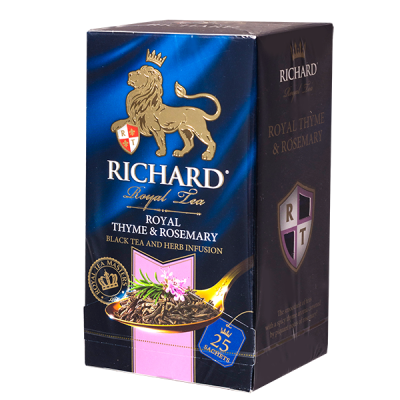 чай RICHARD 'ROYAL THYME & ROSEMARY' 25 пакетиков 1/12