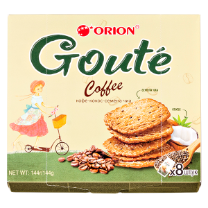 печенье GOUTE Coffee 144 г 1/10 печенье GOUTE Coffee 144 г 1/10