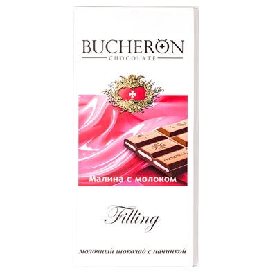 шоколад BUCHERON Filling Малина с молоком 85 г 1/10