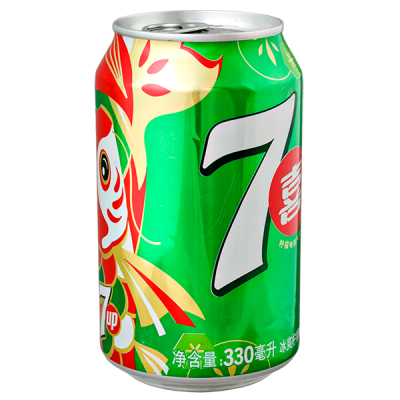 напиток 7UP (Китай) 330 МЛ Ж/Б 1/24