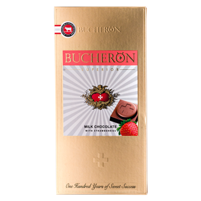 шоколад BUCHERON SUPERIOR Milk Strawberries 100 г 1/10