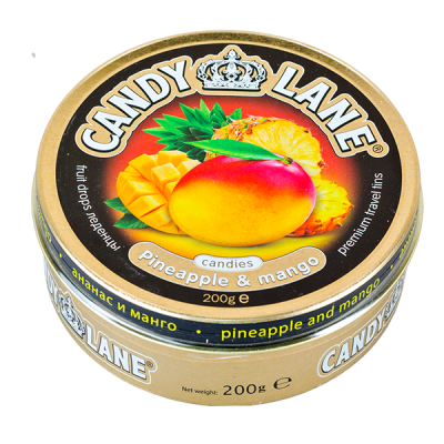 Карамель CANDY LANE Pineapple & mango ж/б 200 г 1/6