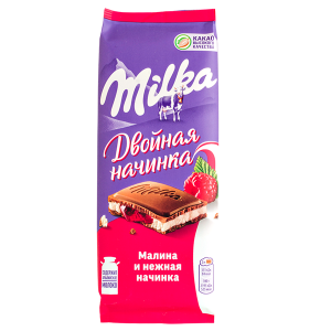 шоколад Милка Малина и нежная начинка 80 г 1/20