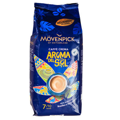 кофе MOVENPICK CREMA Aroma Del Sol 1 кг зерно 1/4