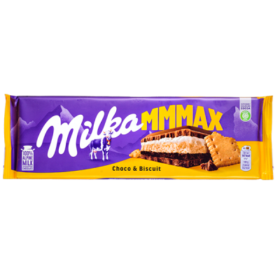 шоколад Милка MMMAX Choco & Biscuit 300 г 1/12