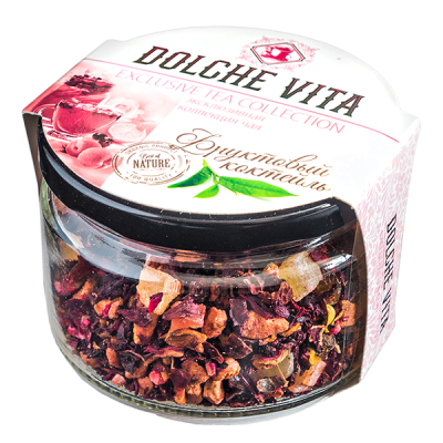 чай DOLCHE VITA 'Фруктовый коктейль' 50 г ст/б 1/8