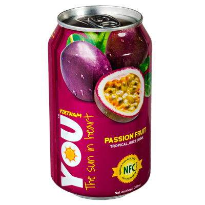 напиток YOU VIETNAM Passion Fruit 330 мл Ж/Б 1/24 напиток YOU VIETNAM Passion Fruit 330 мл Ж/Б 1/24