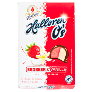 конфеты HALLOREN O'S Erdbeer&Vanille 125 г 1/20