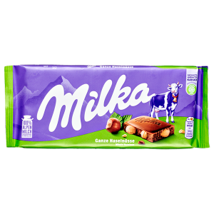 шоколад Милка Whole Hazelnuts 95 г 1/17