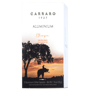 кофе капсулы CARRARO ETHIOPIA (10 алюминиевых капсул)