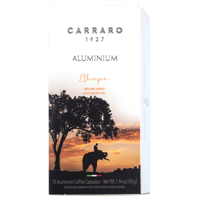 кофе капсулы CARRARO ETHIOPIA (10 алюминиевых капсул)