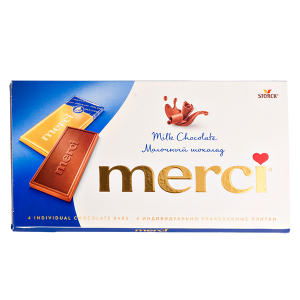 шоколад MERCI Milk 100 г 1/15