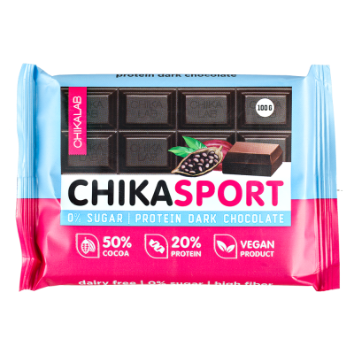 Шоколад CHIKASPORT Dark 100 г 1/4