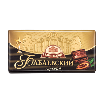шоколад Бабаевский Горький 90 г 1/18