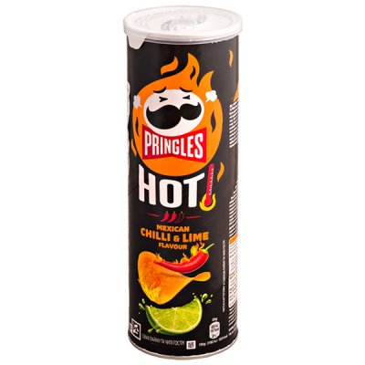 чипсы PRINGLES HOT Mexican Chilli & Lime 160 г 1/19
