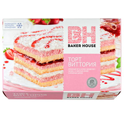 торт ВН Виттория 350 г 1/8 торт ВН Виттория 350 г 1/8