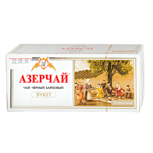 чай АЗЕРЧАЙ БУКЕТ 25 пакетиков 1/12
