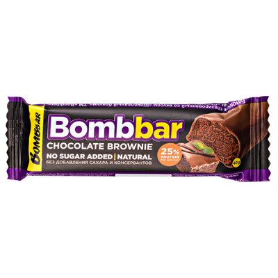 Батончик Bombbar глазированный Chocolate Brownie 40 г 1/30 Батончик Bombbar глазированный Chocolate Brownie 40 г 1/30