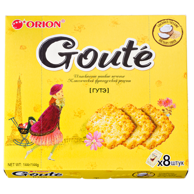 печенье GOUTE 144 г 1/10 печенье GOUTE 144 г 1/10