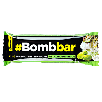 Батончик Bombbar глазированный Pistachio Meringue 40 г 1/30