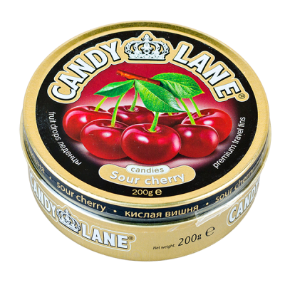 Карамель CANDY LANE Sour Cherry ж/б 200 г 1/6
