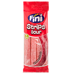 Мармелад FINI Strips Sour Strawberry Shock 90 г 1/12