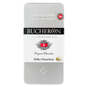 шоколад BUCHERON ж/б Молочный с Фисташками 100 г 1/10 шоколад BUCHERON ж/б Молочный с Фисташками 100 г 1/10