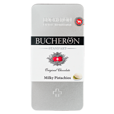 шоколад BUCHERON ж/б Молочный с Фисташками 100 г 1/10