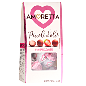 конфеты MIESZKO AMORETTA Piccoli Dolci Strawberry 104 г 1/14