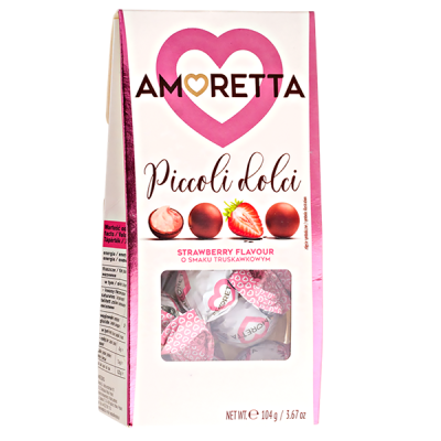 конфеты MIESZKO AMORETTA Piccoli Dolci Strawberry 104 г 1/14