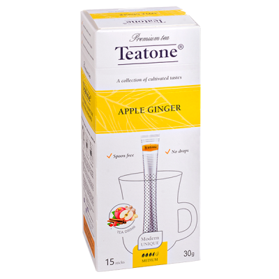 чай TEATONE 'APPLE GINGER' 15 стиков 1/12