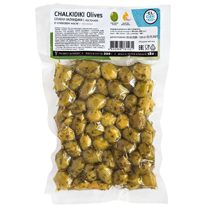 оливки EL GREKO CHALKIDIKI c чесноком 200 г м/у 1/12 оливки EL GREKO CHALKIDIKI c чесноком 200 г м/у 1/12