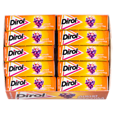 жевательная резинка Дирол Дикий Виноград 1/30